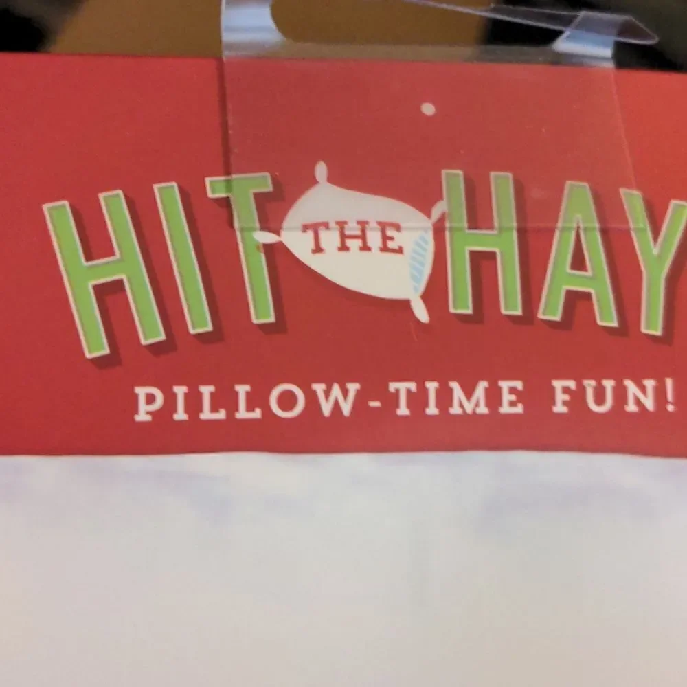 Demdaco Hit the hay holiday elf pillow NIP‎